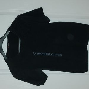 Versace Men's Black Tee (Large)